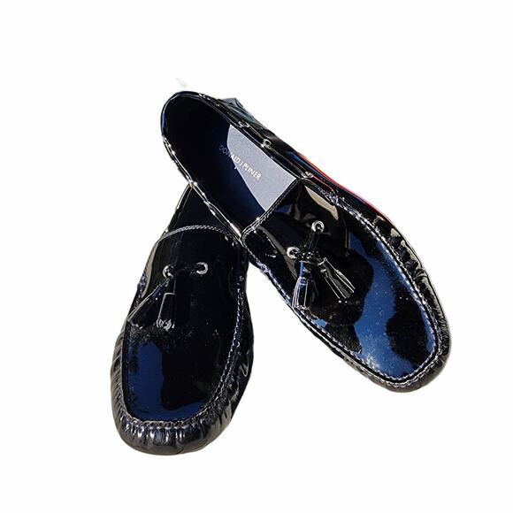 Donald J Pliner Viper 2 Patent Leather Tassel Driving Loafers 13 - Picture 10 of 10